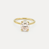 Moissanite Oval Solitaire