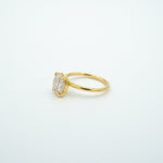 Moissanite Oval Solitaire - Esther