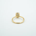 Moissanite Oval Solitaire - Esther
