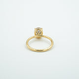 Moissanite Oval Solitaire - Esther