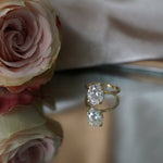 Moissanite Oval Solitaire - Esther