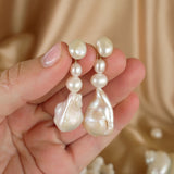 Cordelia Pearl Drop Earrings